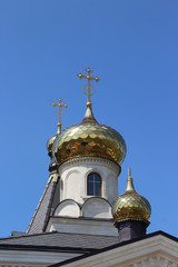 Fototapeta premium Orthodox church and cross