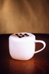 Coffee cup on the table