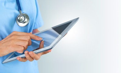 Doctor, ipad, health.