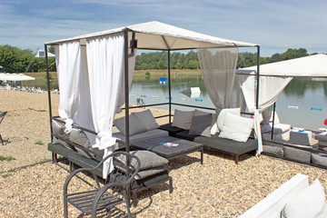 White beach canopy © gavran333