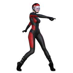 Obraz premium 女性戦士