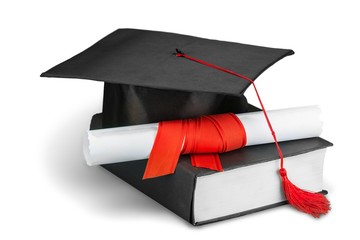 Graduation, Mortar Board, Diploma.