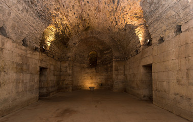 Obraz premium Underground of Diocletian's Palace, Split.