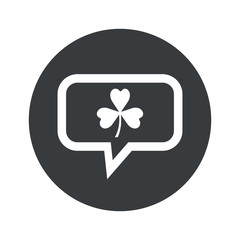 Round clover dialog icon