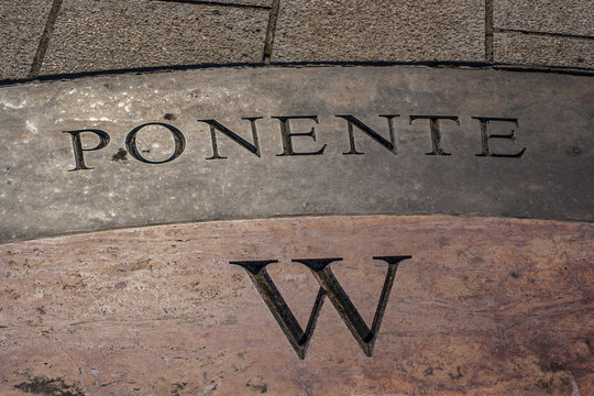 Vento di Ponente su lastra di marmo