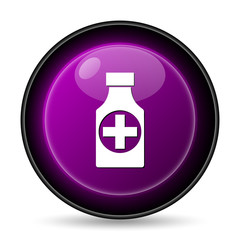 Pills bottle  icon