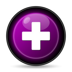 Obraz premium Medical cross icon