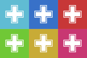 Obraz premium medicine vector icons set