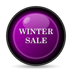 Winter sale icon