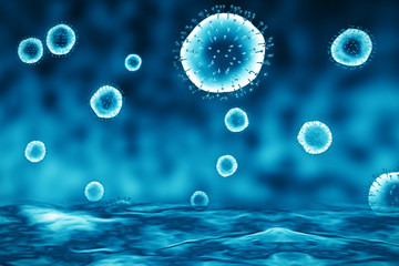 Obraz na płótnie Canvas Medical illustration of the Bacteria