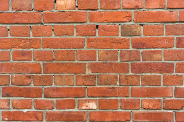 red brick wall background