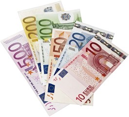 European Union Currency, Currency, European Union Euro Note.