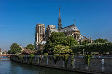 Fototapeta na wymiar Cathedral Notre Dame de Paris - Roman Catholic cathedral, Paris.