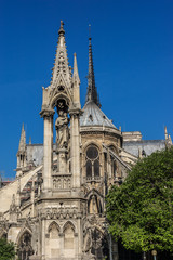 Cathedral Notre Dame de Paris - Roman Catholic cathedral, Paris.
