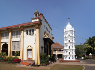 Obraz premium India. Goa. Small Hindu temple.