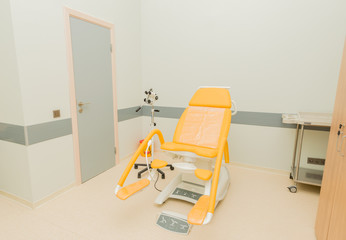 Gynecology room in the hospital