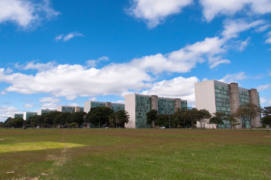 Ministry Buildings of Brazilian Government, Brasilia, Brazil