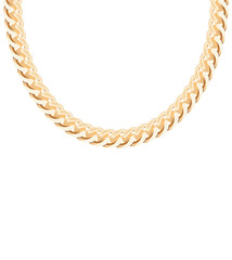 Gold Chain Jewelry. Vector Illustration