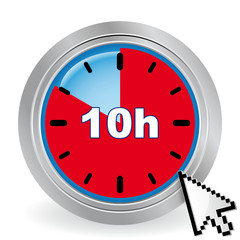 10 HOURS ICON