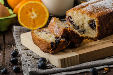 Blueberry yogurt sweet bread