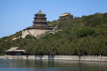 頤和園の昆明湖