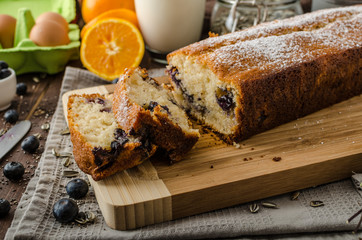 Blueberry yogurt sweet bread