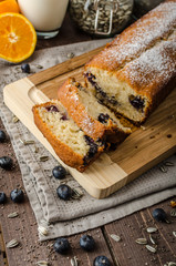 Blueberry yogurt sweet bread