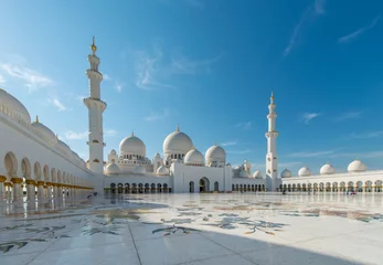 Foto op Canvas Sheikh Zayed Mosque in Abu Dhabi © Elnur