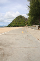 walkway on the beach