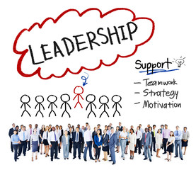 Lead Leadership Chief Team Partnership Concept