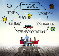 Travel Destination Holiday Vacation Journey Concept