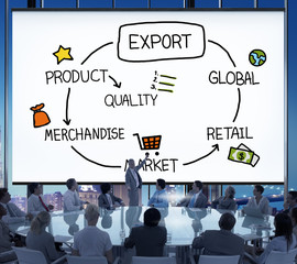 Export Product Merchandise Retail Quality Concept