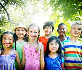 Obraz premium Children Friendship Togetherness Smiling Happiness