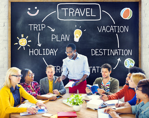 Travel Destination Holiday Vacation Journey Concept