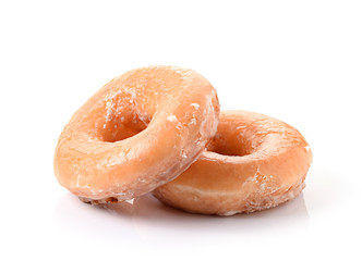 Donuts on a white background