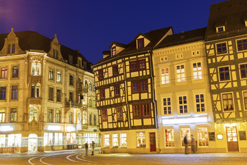 Obraz premium Erfurt in the evening