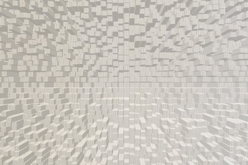 Wallpaper interior, 3d block style