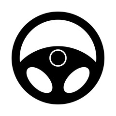 Steering wheel icon.