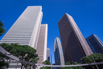 Obraz premium 高層ビル群 東京 西新宿