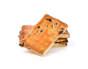  biscuits on white background
