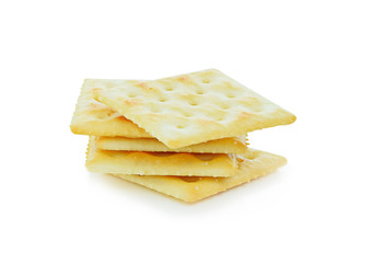cracker isolated on white background