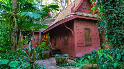 The House of Jim Thompson - museum of the King of Thai Silk in Bangkok, Thailand