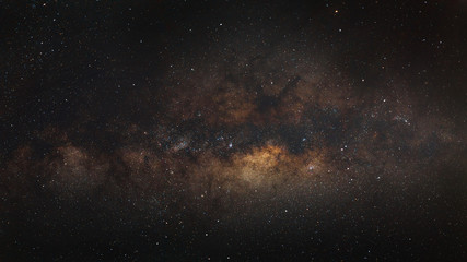 Milky Way galaxy, Long exposure photograph