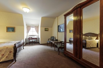 Luxury hotel apartment interior