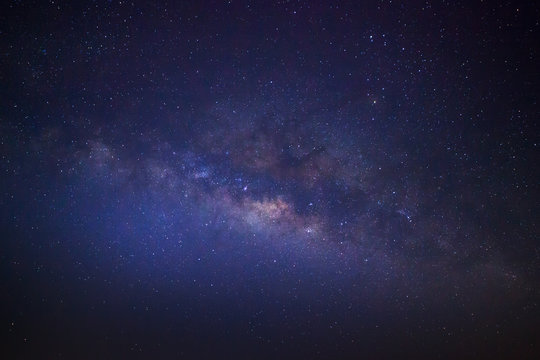 The center of the milky way galaxy, Long exposure photograph