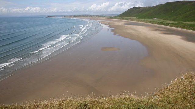 Rhossili beach The Gower Wales best beaches in UK 