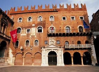 Fototapeta premium ヴェローナのスカラ家宮殿