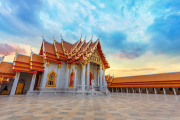 Wat Benchamabophit - the Marble Temple in Bangkok, Thailand