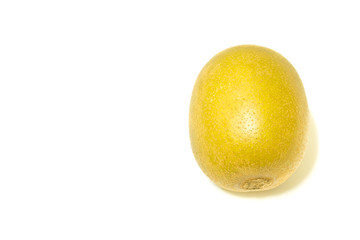 gold kiwi on white background
