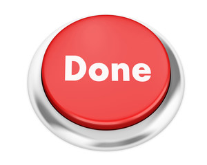 Text done button 3d render